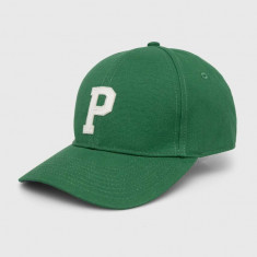 Pepe Jeans șapcă de baseball din bumbac culoarea verde, modelator