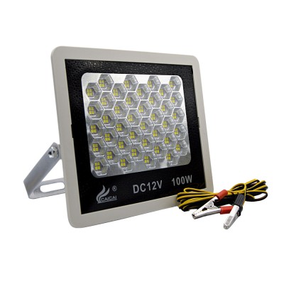 Proiector LED cu clesti CC2108, 100W, 12V, 160LED, camping foto