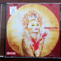 Loredana Dragoste cd disc muzica pop gazeta sporturilor mediapro music 2012 VG+