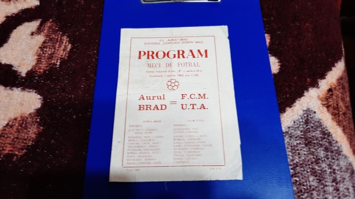 program Aurul Brad - UTA