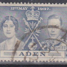 Anglia / Colonii, ADEN - 1937 - stampilat (G1)