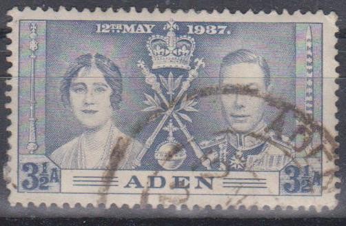 Anglia / Colonii, ADEN - 1937 - stampilat (G1)
