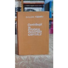 Contributii la studiul pedepsei capitale - Iulian Poenaru