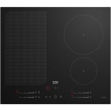 Plita incorporabila Beko HII64791UFT , Inductie, 4 induction zones + IndyFlex, Touch control 9 trepte, Booster, HobtoHood, OverHeat Safety System, Aut