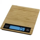 Cantar Bucatarie Xavax Philina Maro, 5kg, Tara, Bambus, Oprire Auto, LCD