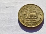 530. Moneda India 5 rupees 2010 (75th Anniversary of the Reserve Bank of India), Asia