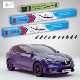 Cumpara ieftin Ștergătoare Renault Megane IV Grandtour Break 2017-prezent | Set Față și Spate Flat Premium &ndash; TeamCar&reg;