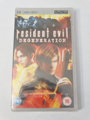 Film UMD Sony PSP Playstation - Resident Evil Degeneration - sigilat foto