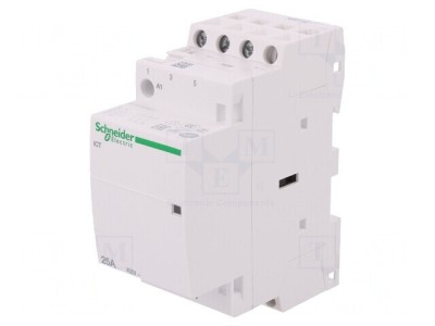 Contactor 3-pol 25A 230-240V NO IP20 foto