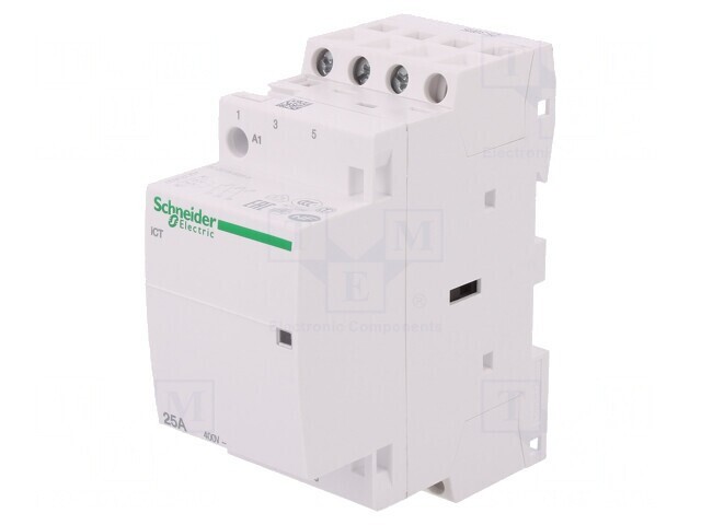 Contactor 3-pol 25A 230-240V NO IP20