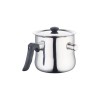 Oala Lapte Inox 2.5L Bohmann cu Fluier si Capac, Inductie - Fierbere Fara Lipire, Compatibila Masina de Spalat Vase