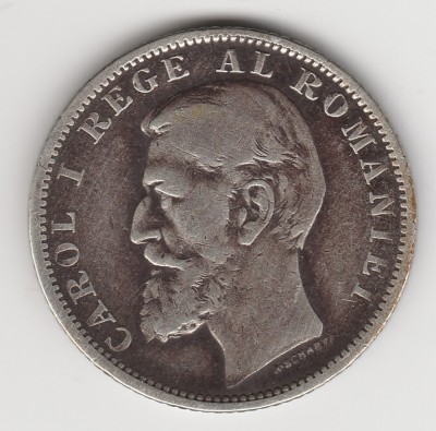 * Moneda 1 leu 1900 foto