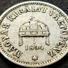Moneda istorica 10 FILLER - UNGARIA / Austro-Ungaria, anul 1894 * cod 1804