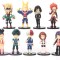 Set figurina My Hero Academia Midoriya All Might Bakugo Shoto 8 cm