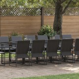 VidaXL Set mobilier de grădină, 22 piese, cu perne, oțel și textilenă