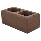 Boltar din beton pentru gard Rivago, brun, 400 x 200 x 160 mm