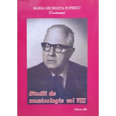 Studii De Muzicologie Vol. 8 - Maria Georgeta Popescu] , B1342