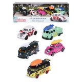 MAJORETTE SET 5 MASINUTE DIN METAL VOLKSWAGEN 7.5CM