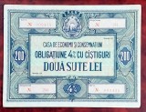 Obligatiune CEC200 lei RSR