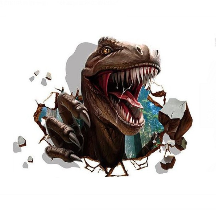 Sticker decorativ cu Dinozaur, 95 cm, 777STK