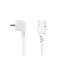 Cablu de alimentare PC Schuko tata cotit - IEC-320-C13 10m alb Nedis