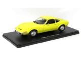 Macheta 1968 Opel GT 1900 1:24 replica metal Galben