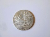 Italia 1 Lira 1912 argint,moneda din imagini la cel mai mic pret,diametrul=23 mm,greutate=5 grame