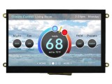 Afișaj TFT 7" 800x480 LED RGB 660cd/m&sup2; NEWHAVEN NHD-7.0-HDMI-N-RSXV-CTU