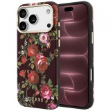 Husa MagSafe pentru Apple iPhone 18 Pro Max / 17 Pro Max, Guess, Blossom Roses Print, Visinie