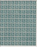 ROMANIA 1945/47 LP 187 REGELE MIHAI I UZUALE HARTIE ALBA VALOAREA 8000 LEI VERZUI COALA 100 TIMBRE STARE MNH