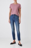Medicine jeansi culoarea albastru marin