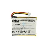 &Icirc;nlocuire baterie VHBW Baby Monitor pentru GHB Bat-UU24 - 750 mAh 3,7 V Li-polimer