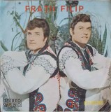Vinil Fratii Filip - Gata Mama Cufarul (Electrecord, 1971) Muzica Populara, 18cm, 45 RPM
