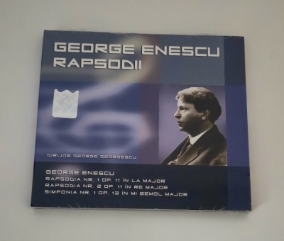 Cd Audio George Enescu Rapsodii Cd sigilat foto