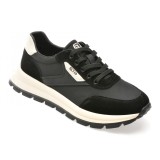 Pantofi sport BITE THE BULLET negri, 5773, din material textil