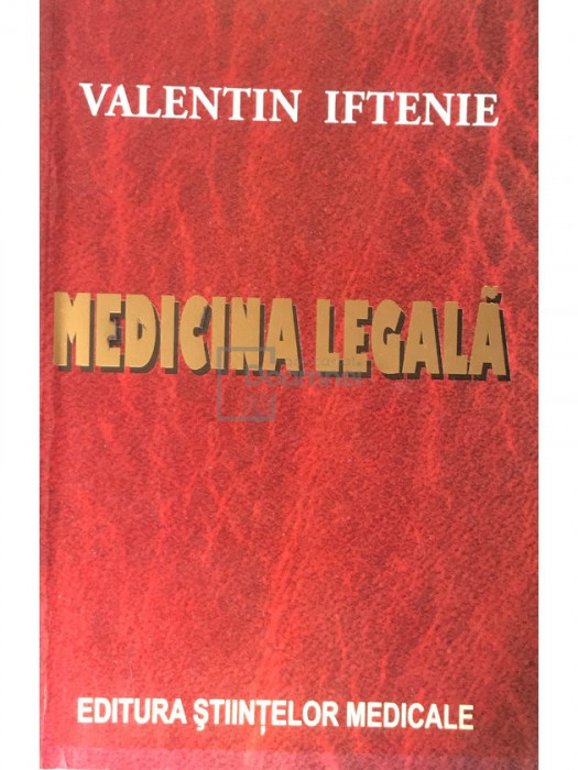 Valentin Iftenie - Medicina legală