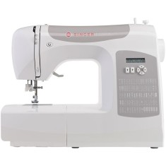 Masina de cusut Singer C5205 GY, 750 cusaturi/min, 65 W, Display LCD, Gri