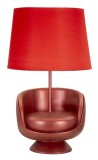 Mauro Ferretti Lampă Pentru Noptieră Midcentury Rosie cm &Oslash; 26X43 | Aosom Romania