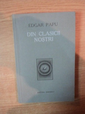 DIN CLASICII NOSTRI de EDGAR PAPU , 1977 foto