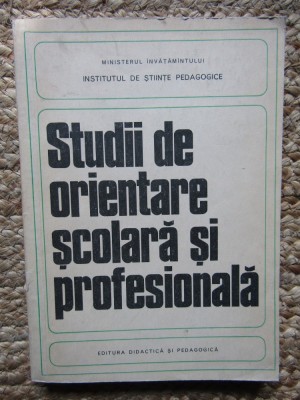 Studii de orientare școlară și profesională, Chircev și Salade foto
