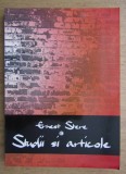 Ernest Stere - Studii si articole