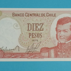 Chile 10 Pesos 1975 'Batalla de Rancagua' UNC serie: A21 0240643