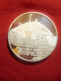 Medalie Germania Bodefeld la 650 ani -metal argintat ,proof ,d=3,8cm, Europa