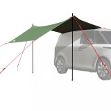vidaXL Cort auto verde rezistent la apă