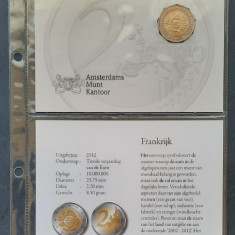 Moneda 2 Euro 2012, Franta, in coincard - A 3347