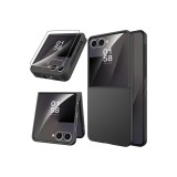 Husă ultra subțire pentru telefon mobil Samsung Galaxy Z Flip 7 cu folie de protecție pentru ecran, husă rigidă mată din policarbonat subțire cu acope