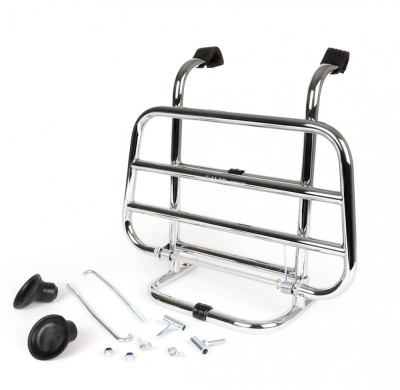 Portbagaj cromat fata Vespa 50 Special - ET3 Primavera - PX - PE - T5 - Sprint - Rally 2T AC 125-200cc foto