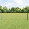VidaXL Gard cu st&acirc;lpi Gri 50x2500 cm Oțel