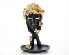 Statueta "Crown Black" din rasina ComfortTravel Luggage, Ella Home
