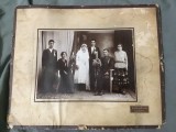 Fotografie de familie / miri perioada interbelica fotograf Otto Bonig / Calafat !